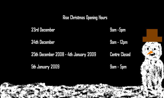 Rise Xmas hours