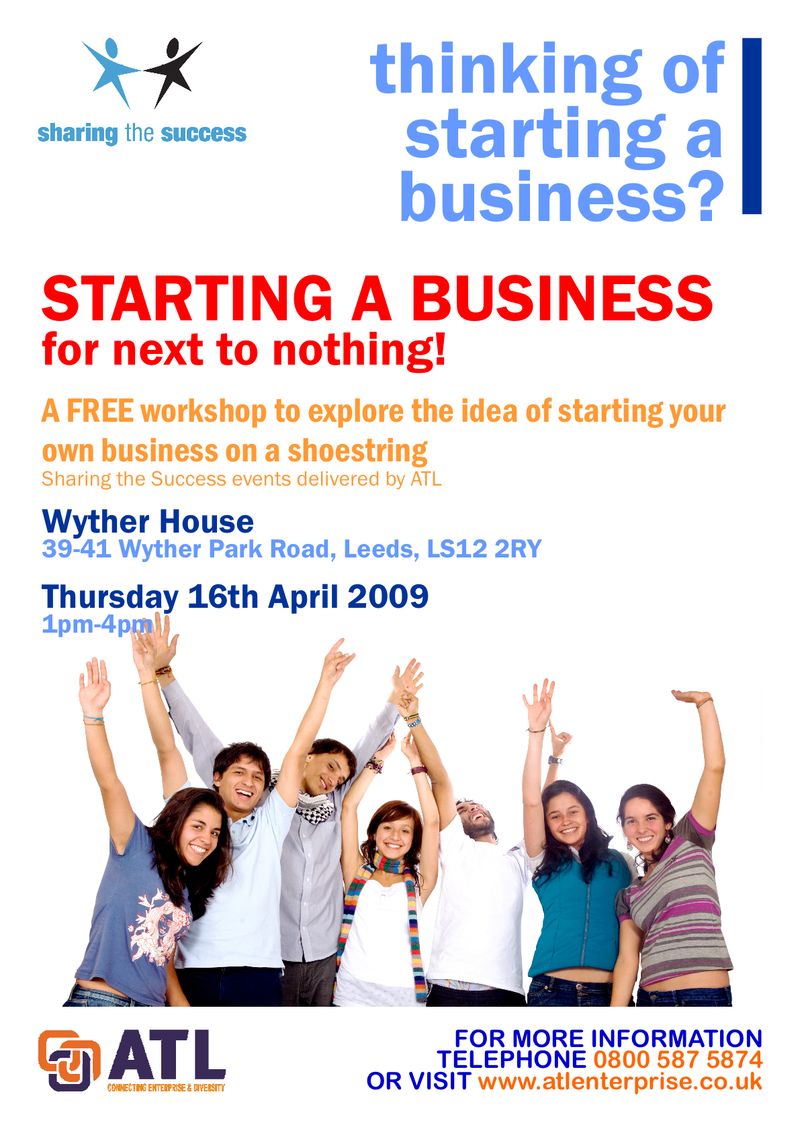 Starting A Business For Next To Nothing - Wyther House - 16.04.09